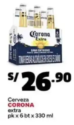 Plaza Vea Corona cerveza extra oferta