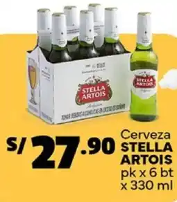 Plaza Vea Stella artois cerveza oferta