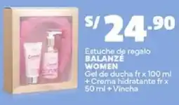 Plaza Vea Balanzé women estuche de regalo oferta