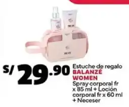 Plaza Vea Balanze women estuche de regalo oferta