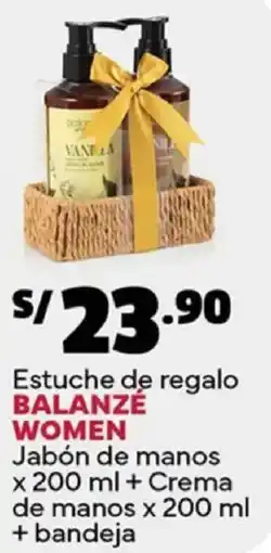 Plaza Vea Balanzé women estuche de regalo oferta