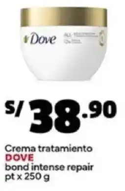 Plaza Vea Dove crema tratamiento bond intense repair pt oferta