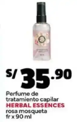 Plaza Vea Herbal essences perfume de tratamiento capilar rosa mosqueta fr oferta