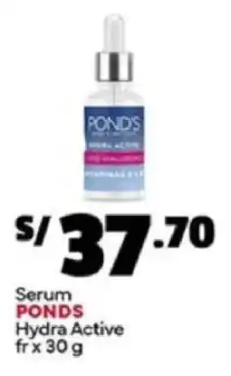 Plaza Vea Pond's serum hydra active fr oferta