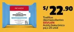 Plaza Vea Revlon toallitas desmaquillantes ácido hialurónico pq oferta