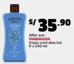 Plaza Vea Hawaiian after sun tropic cool aloe ice fr oferta