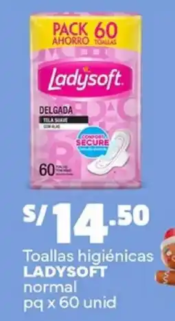 Plaza Vea Ladysoft toallas higiénicas normal oferta