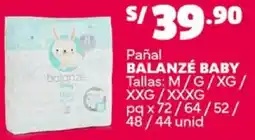 Plaza Vea Balanzé baby pañal oferta