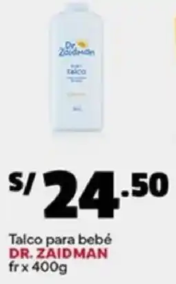 Plaza Vea Dr. zaidman talco para bebé fr oferta