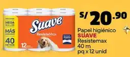 Plaza Vea Suave papel higiénico resistemax pq oferta