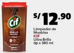 Plaza Vea Cif limpiador de muebles ultra brillo dp oferta