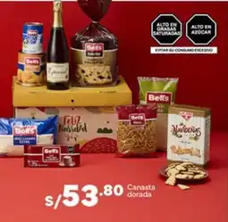 Plaza Vea Canasta dorada oferta