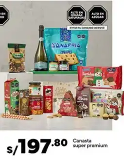 Plaza Vea Canasta super premium oferta