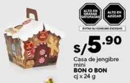 Plaza Vea Bon o bon casa de jengibre mini cj oferta