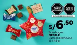 Plaza Vea Nestlé bombones estrella navideña cj oferta