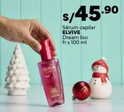 Plaza Vea Elvive sérum capilar dream liso fr oferta