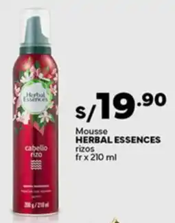 Plaza Vea Herbal essences mousse rizos fr oferta