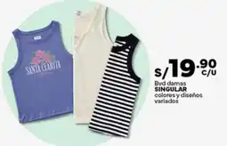 Plaza Vea Singular bvd damas colores y diseños variados oferta