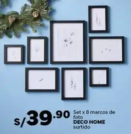 Plaza Vea Deco home set x 8 marcos de foto surtido oferta