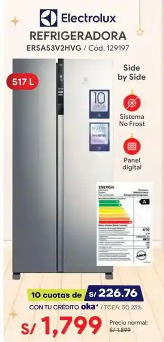 Electrolux refrigeradora