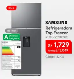 Hiraoka Samsung refrigeradora top freezer oferta