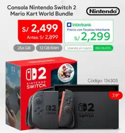 Hiraoka Nintendo consola nintendo switch 2 oferta