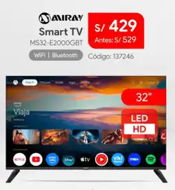 Hiraoka Miray smart tv 32" oferta