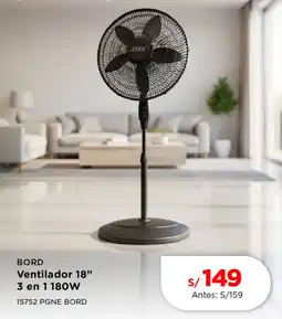 La Curacao Bord ventilador 18" 3 en 1 oferta