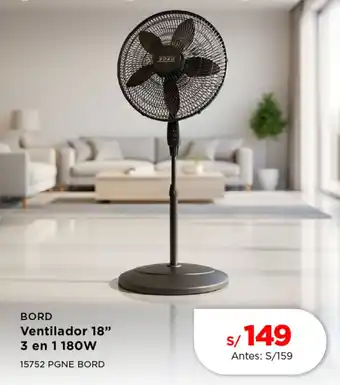 Bord ventilador 18" 3 en 1