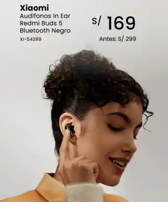 Xiaomi audífonos in ear redmi buds 5