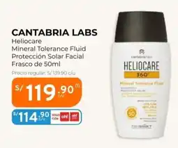Mifarma Cantabria labs heliocare mineral tolerance fluid protección solar facial frasco oferta