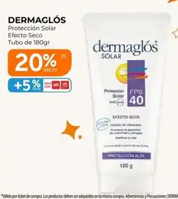 Mifarma Dermaglós protección solar efecto seco tubo oferta