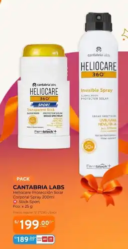 Mifarma Cantabria labs heliocare protección solar corporal spray oferta