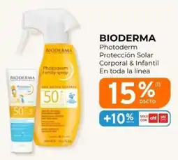 Mifarma Bioderma photoderm protección solar corporal & infantil en toda la línea oferta