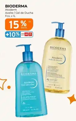 Mifarma Bioderma atoderm aceite / gel de ducha fco. oferta