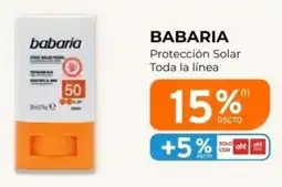 Mifarma Babaria protección solar toda la línea oferta