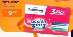 Mifarma Totaldent tubo 3 en 1 oferta