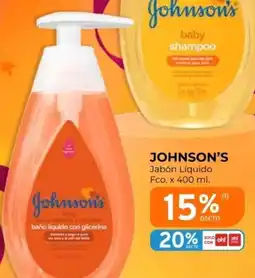Mifarma Johnson's jabón líquido oferta