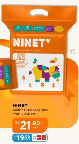 Mifarma NINET Toallas Húmedas Plus oferta