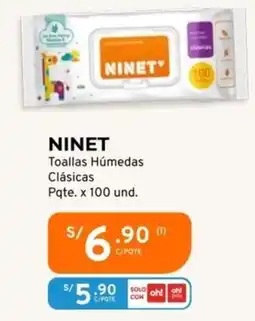 Mifarma Ninet toallas húmedas clásicas oferta