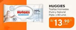 Mifarma Huggies toallas húmedas puro y natural oferta