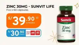 Mifarma Zinc- sunvit life oferta