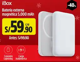 Coolbox ibox batería externa magnética oferta