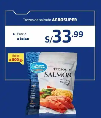 Makro Trozos de salmón agrosuper 500g oferta