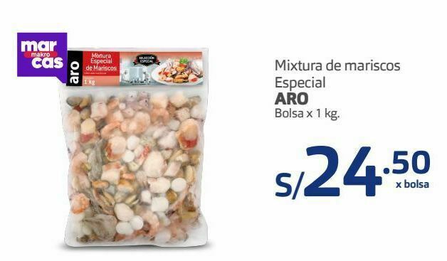 Makro Mixtura de mariscos especial aro 1kg oferta