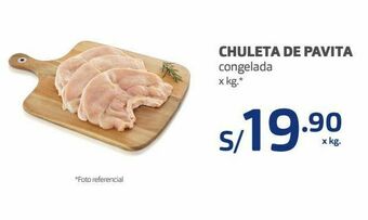 Makro Chuleta de pavita x kg oferta