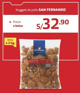 Makro Nuggets de pollo san fernando bolsa 2kg oferta