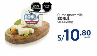 Makro Queso mozzarella bonlé 250g oferta