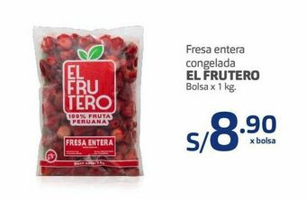 Makro Fresa entera congelada el frutero 1kg oferta