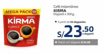 Makro Café instantáneo kirma 300g oferta